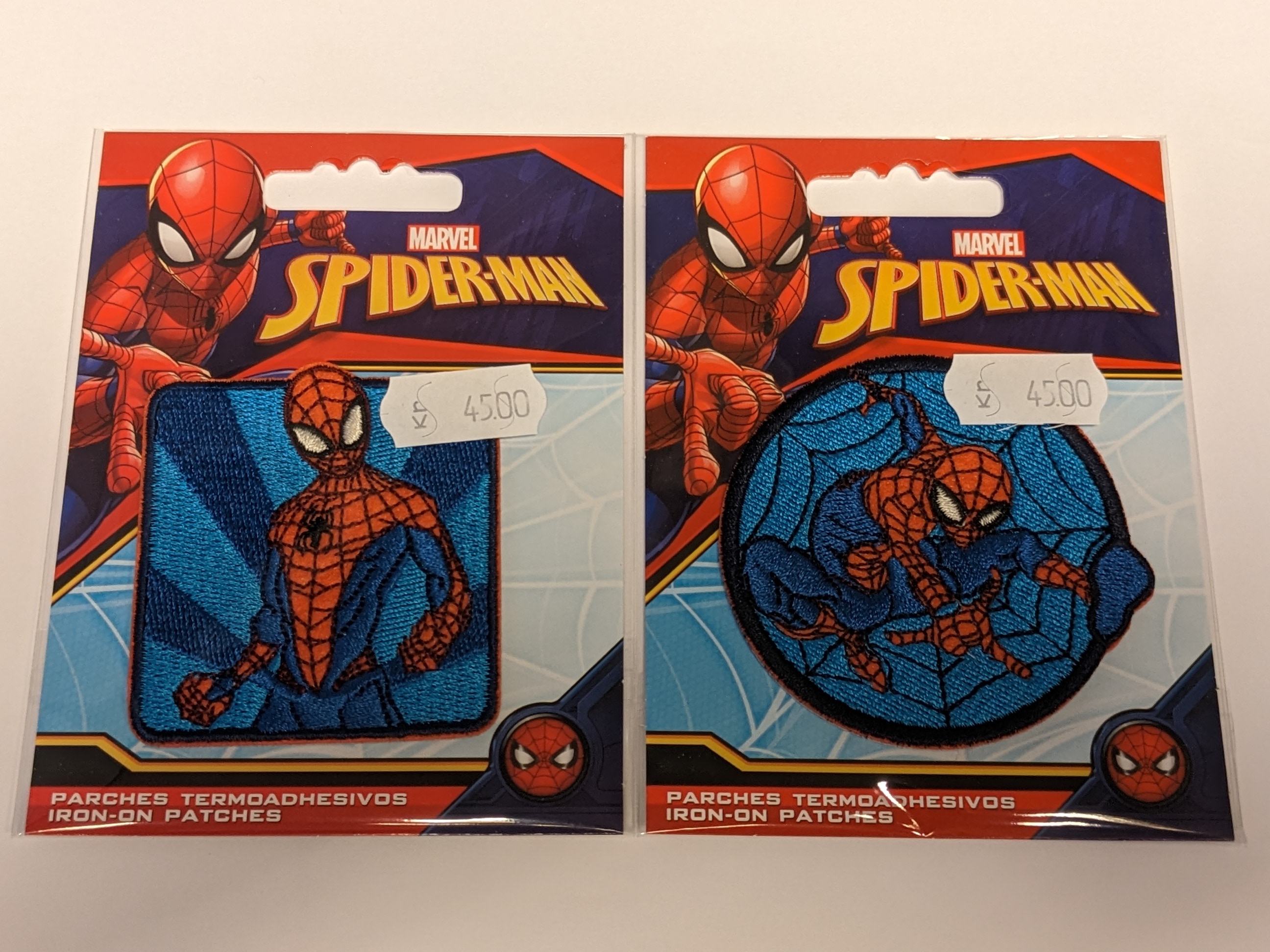 Spiderman Mærkat - 2 slags